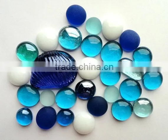 17-19mm ruby red flat glass marble manufacturer