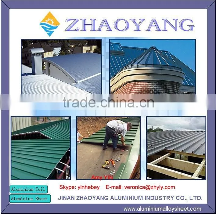 AA1050 Corrugated aluminum roofing plate
