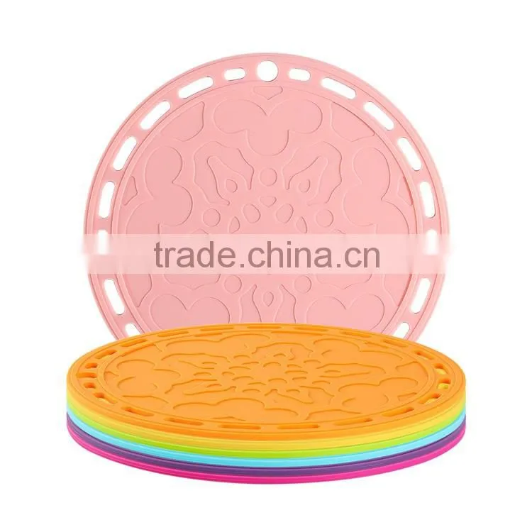 100% food grade cup mat silicone mat and pads