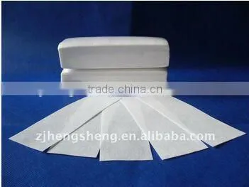 Disposable depilatory wax strip