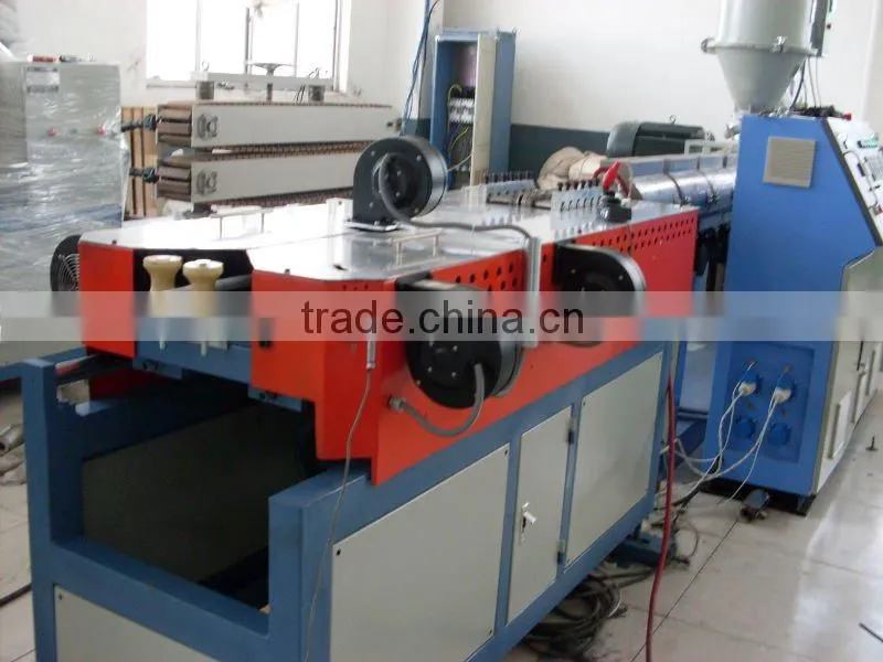 Made in Jiaozhou PE single wall corrugated pipe extrusion line/production line/machinery