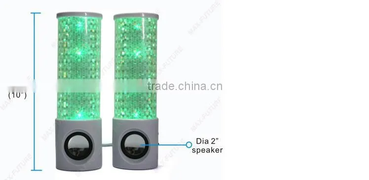 Hot sale mini portable speakers with LED Pearl Shell Light