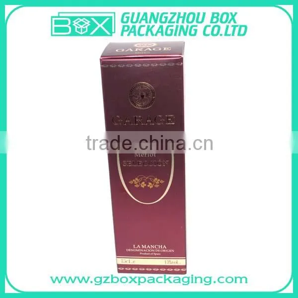 Fashion Hot Sale Simple Paper Wine Boxes