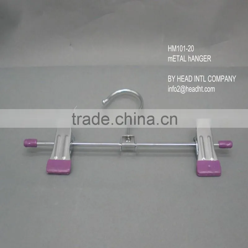 metal pants hanger metal clips hanger
