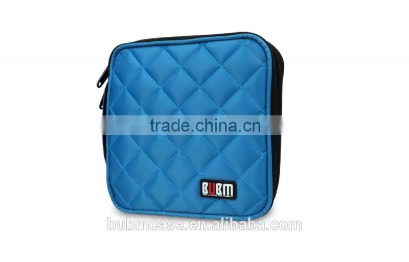 Fashion Azure 32 Capacity PVC Fabric DVD Case CD Holder personalized cd case multi disc dvd cases