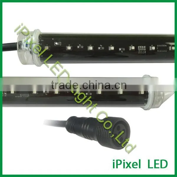 DMX led strip with 5050 LED chip,addressable rgb led strip,waterproof black strip light