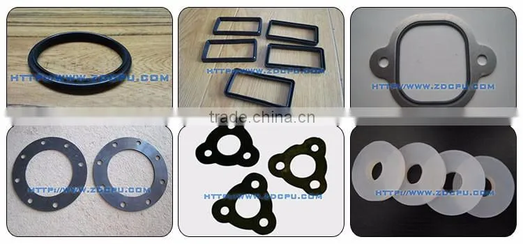 Flat practical customized rubber gasket