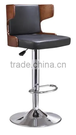 Antique Wood Metal Bar Stool High Chair