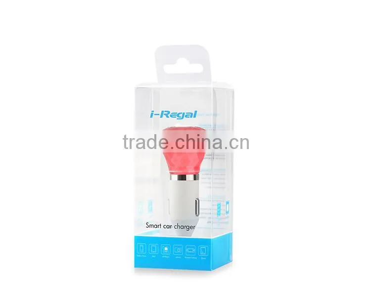 New arrival universal car cell phone chargers dual usb car charger