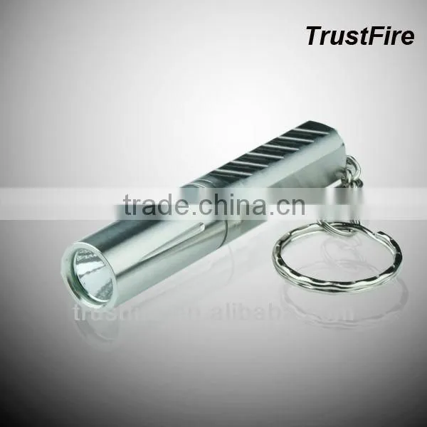 trustfire MINI-03 Led Stainless Steel Flashlight mini keychain flashlight 200LM with 1*10440 battery