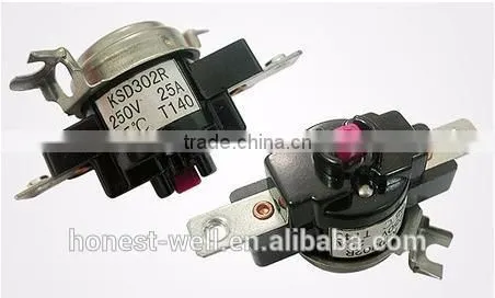 T34-R-263 3/4" Electric Home Appliance TUV CQC UL Certified Bimetal Thermostat