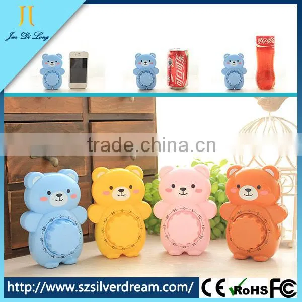 Cartoon bear Plastic animal custom kitchen timer