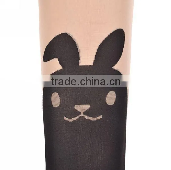 2014 Top Sellign Lovely Rabbit COSplay Pantyhose Pattern Japanese Girls Tights