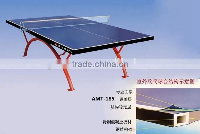 Rainbow Table outdoor Single folding table Tennis table for heathy sports game