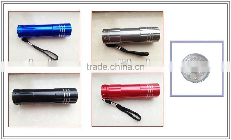 9 LED Aluminum Flashlight