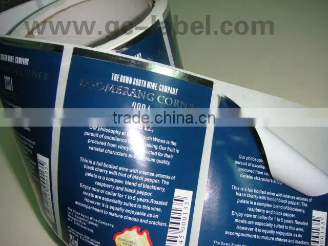 chemical adhesive label