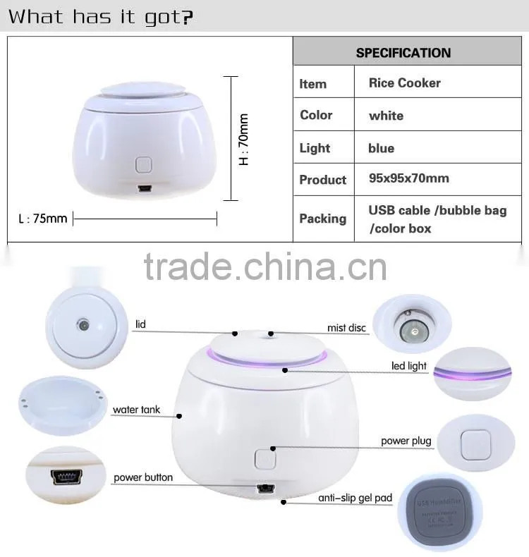 Lovely deisgn Humidifier ultrasonic / Portable humidifier / Mini humidifier