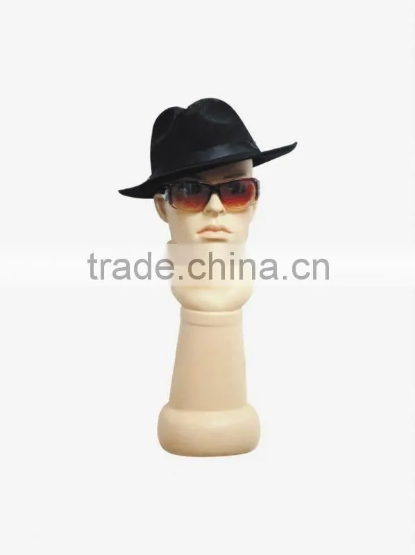 Plastic Female Head Mannequin