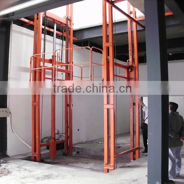 Hot sale 3t warehouse goods lift, hydraulic warehouse cargo lift price