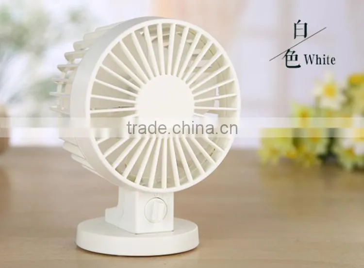hot sale OEM USB fans with colorful style ajustable switch double leaves mini fans