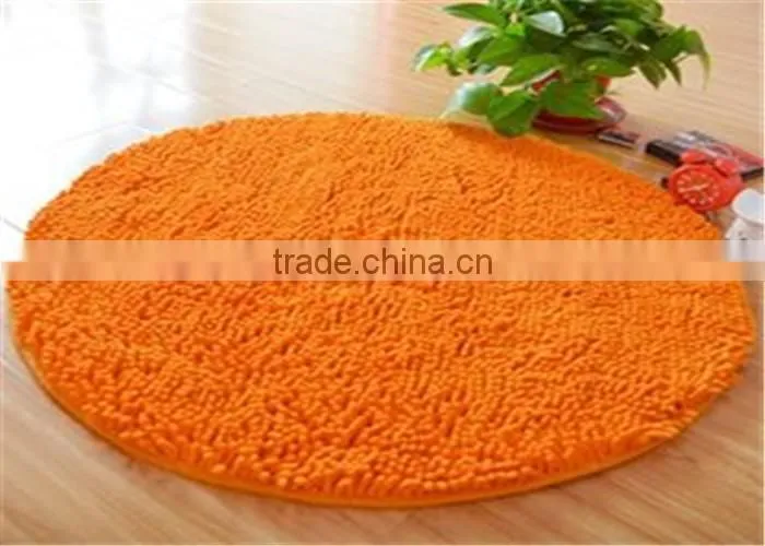 machine tufted noodle microfiber chenille mat