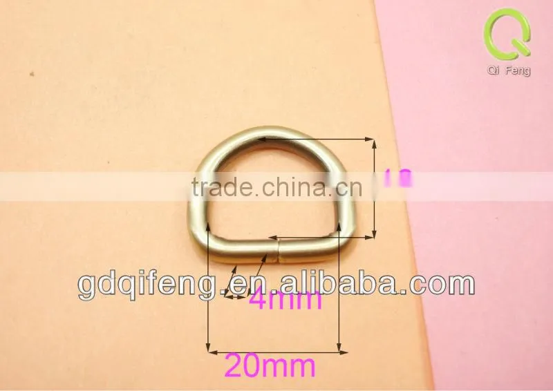 Wholesale new products of handbags hardware 20mm D- ring