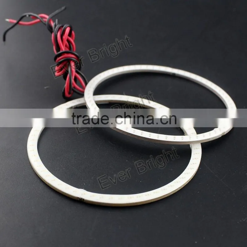 The most popular items car led angel eye cob angel eyes full ring 60mm white yellow blue red