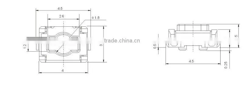 tact switch series TS-1115B