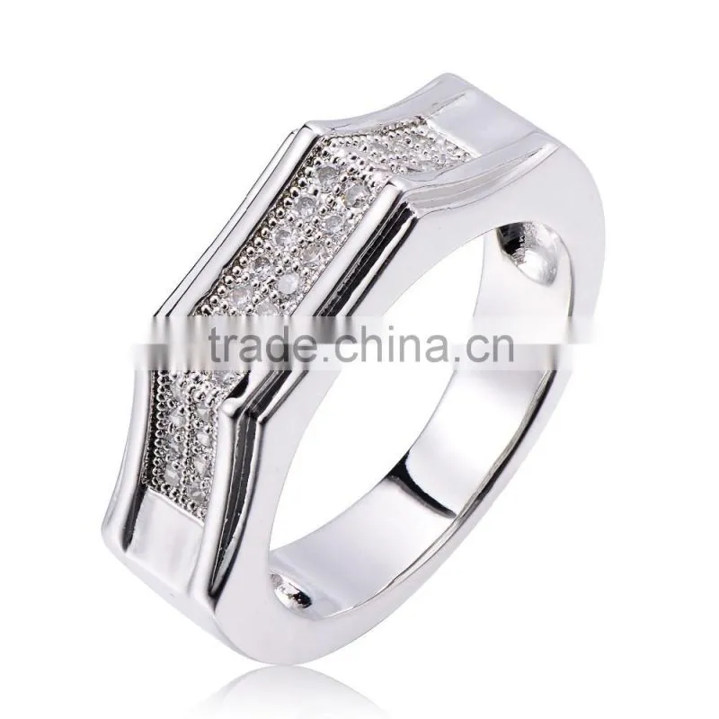 925 sterling silver ring inlay diamond,silver ring designs for girl