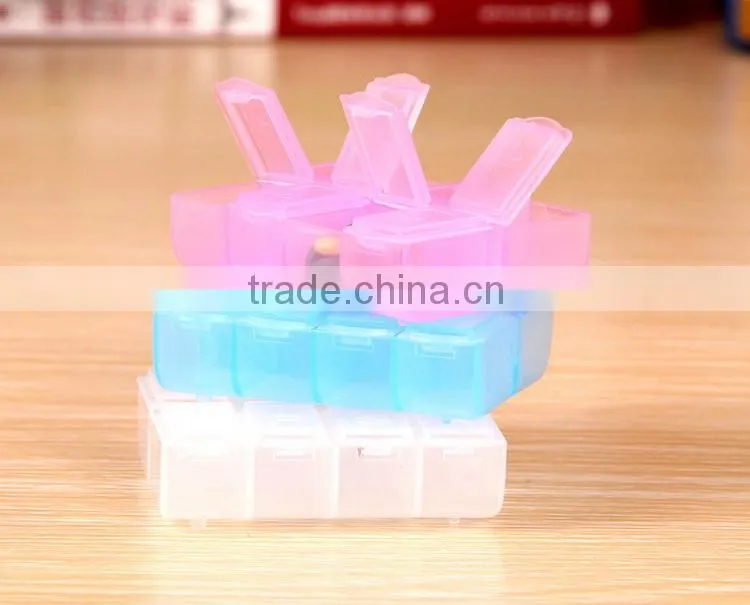 Top Grade Hot Selling Waterproof Plastic Pill Box With Lid