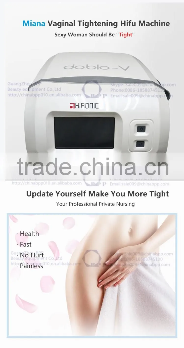 Top quality hifu vaginal tightening machine