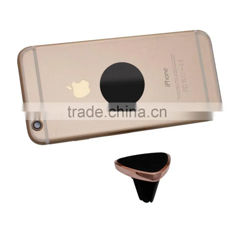 Wholesale high quality aluminum alloy detachable compatible mini 360 free rotation air vent car mount for phone