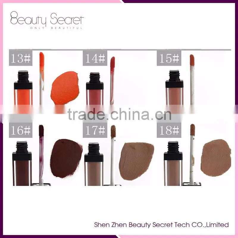18 hour lipstick long time lasting waterproof matte lipstick 36 color names