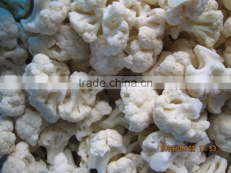 New crop frozen iqf cauliflower