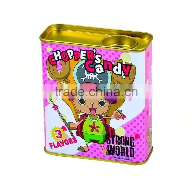 Printing Rectangular Tin Box With Hinged Lid