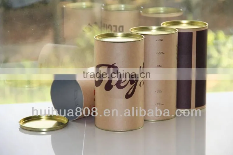 wine cans round paper packaging can for tea