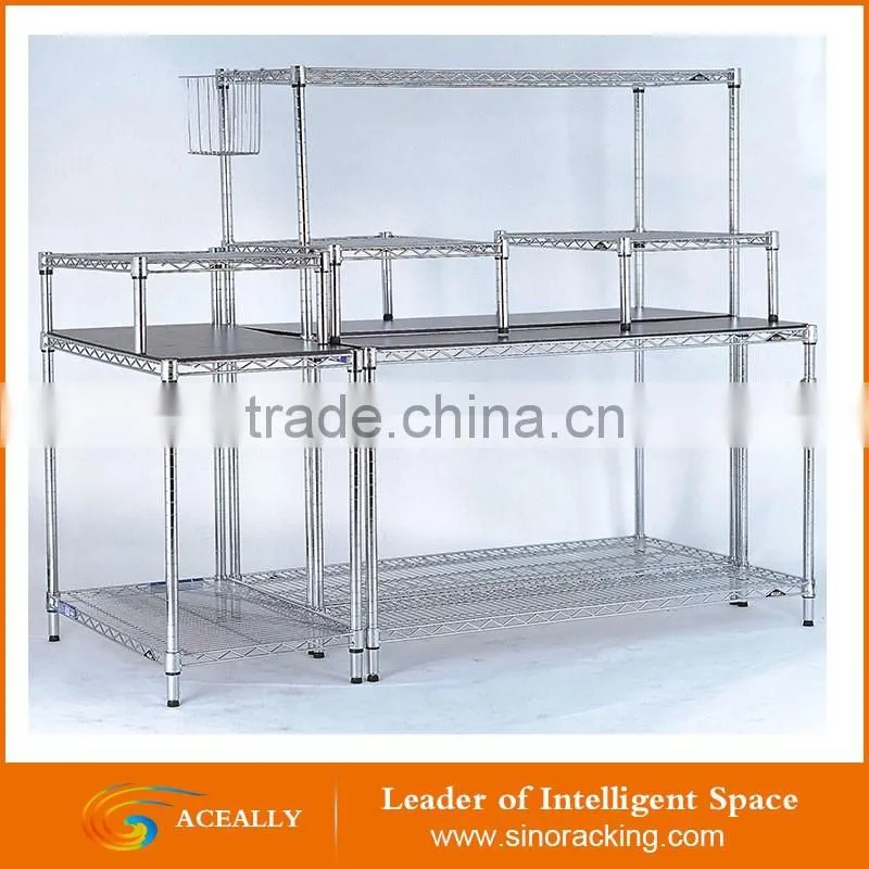 Aceally Foldable wire mesh pallet box/demountable steel storage cage for sale