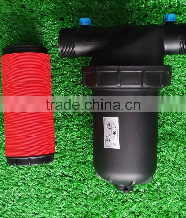 2016 China plastic 120# energy and water savingagriculture irrigation disc filter
