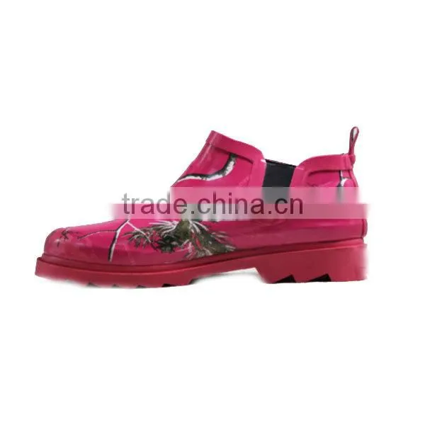 Garden Shoes Colorful,Short Ankle Rain Boots,Non-slip Ankle Rain Boots