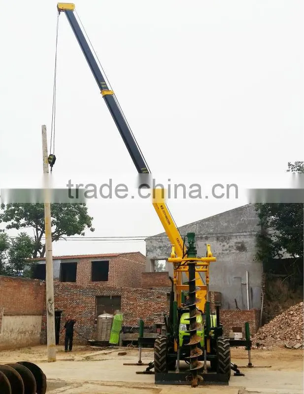 China Tractor Post Hole Digger to digging hole for pole