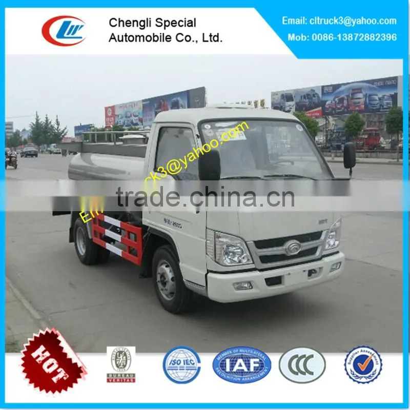 Foton milk transport tank truck,old milk trucks