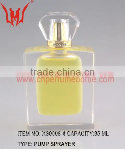 Unique Crystal Vintage Perfume Bottle