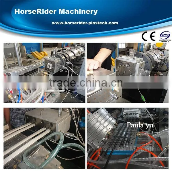 pvc plastic profile/wpc profile machine/pvc window and door profile extrusion machine