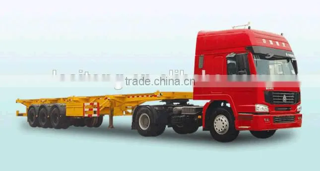 3 Axles 40 Feet skeleton semi trailer For Sale