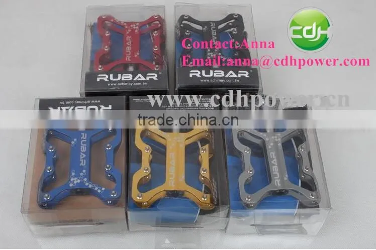 golden color bike pedals/Aluminium pedals