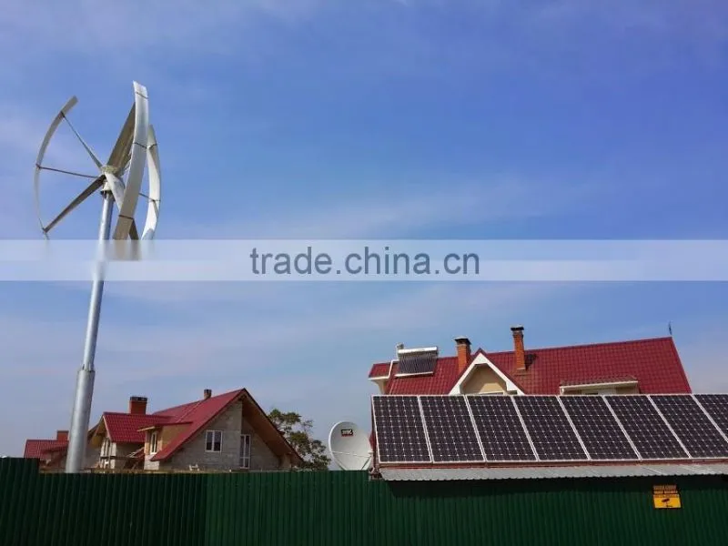 Aaa grade all sizes hybrid wind solar power plant solar wind system