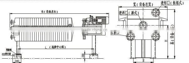 Mechanical compress filter press treatment waste oil and waste water