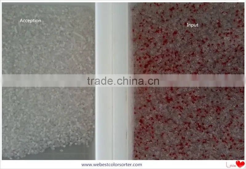 High sorting accuracy recycled plastic color sorter