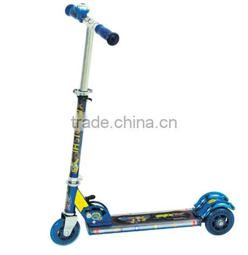 full aluminum laser wheel with music kick scooter for children