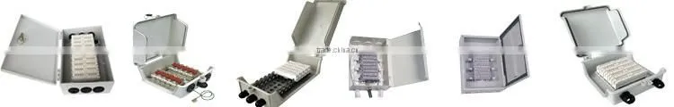 30 Pair indoor plastic distribution box with back mount frame